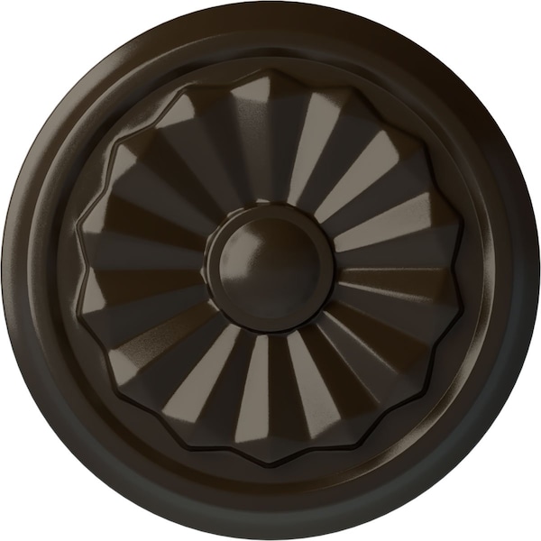 Ekena Millwork Olivia Ceiling Medallion (Fits Canopies up to 2 1/8"), Hand-Painted Stone Hearth, 7 7/8"OD x 1 1/8"P CM07OLSHF - main